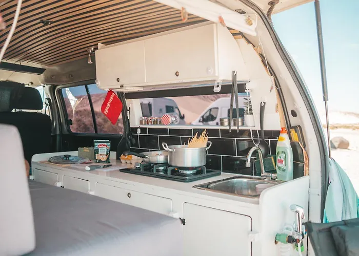 Campo de lujo Mini Camper Hot Water *